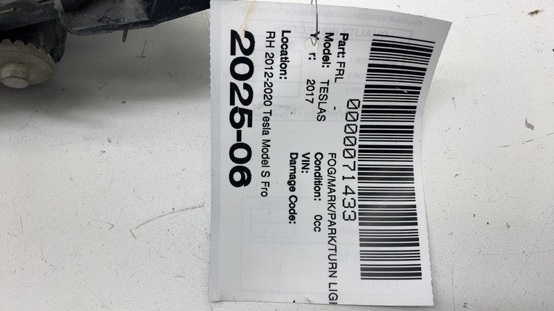 ⭕ 2012-2020 Tesla Model S Front Right LED Fog Light Cornering Lamp 600