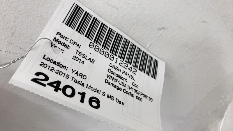 ⭕ 12-15 Model S Dashboard Instrument Panel Dash Trim Cover Black 10043