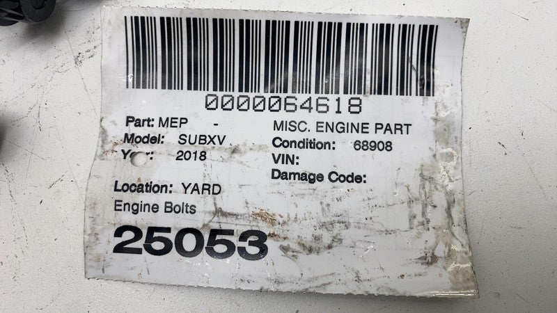 ⭕ 2018 2019 2020 2021 2022 2023 Subaru XV Crosstrek Engine Bolt SET of 6 OEM