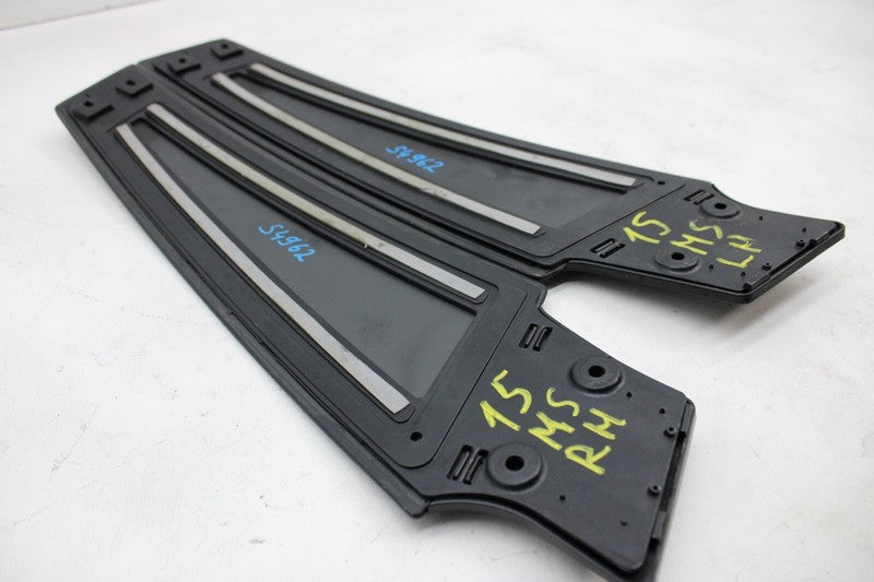⭕ 2012-2015 Tesla Model S MS Driver & Passenger B-Pillar Molding Applique Glass