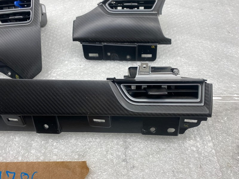 100782100D ⭕2012-2020 Tesla Model S MS SET of Dash A/C Air Vent Outlet Dashboard Trim Panel