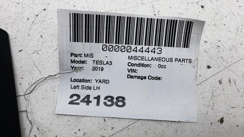 109565700F ⭕ 2017-2023 Tesla Model 3 Front Audio Tweeter & Speaker Cover Left 1095657-00-F