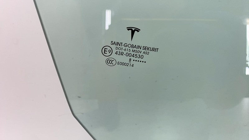 ⭕2017-2020 Tesla Model 3 Front Passenger Door Window Single Panel Glas