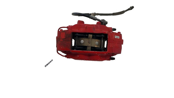 ⭕ 12-20 Tesla Model S Front Passenger Side Caliper Red w/ Brake Hose Line Right