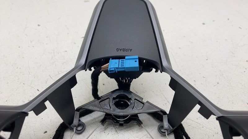 ⭕ 17-23 Model 3 M3 Steering Wheel Gray Bezel Trim W/ Control Switch 11