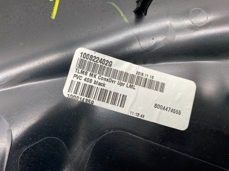 100822402G ⭕2012-2020 Model S Rear Driver Side Upper Center Console Cover Left 1008224-02-G