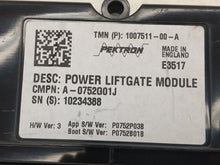 ⭕ 12-20 Model S Rear Trunk Lid Power Liftgate Control Module Unit 1007511-00-A