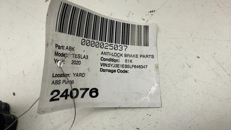 ⭕17-23 Tesla Model 3 M3 Anti-Lock Brake System ABS Pump Module Unit 10