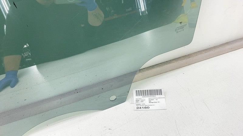 E9 43R-004553 ⭕ 2020-2024 Tesla Model Y MY Rear Driver Side Door Window Glass Left LH Assembly