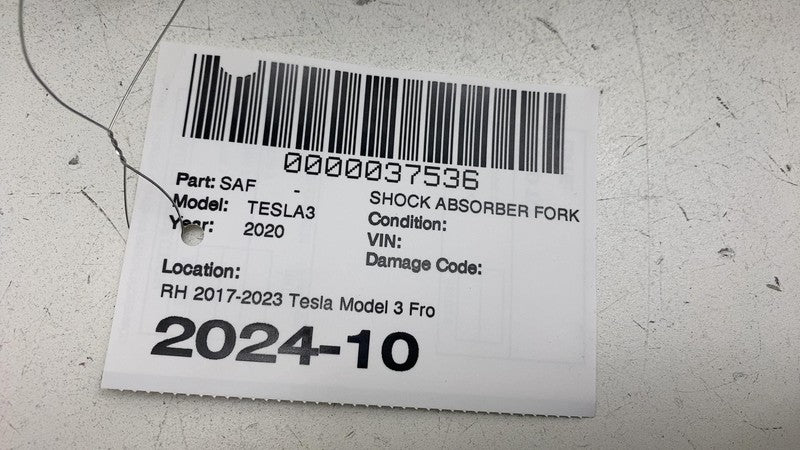 ⭕ 17-23 Model 3 Front Right Shock Strut Absorber w/ Mount Bracket 1044