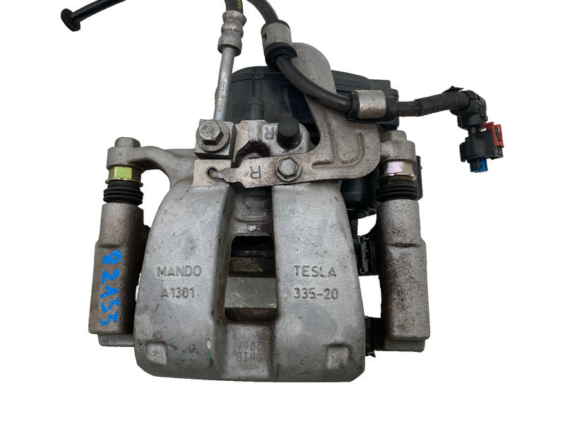 104462400H ⭕ 2017-2025 Tesla Model 3 Rear Right Caliper + Brake Hose Line BASE 1044624-00-H
