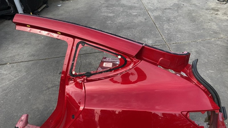 ⭕ 2017-2020 Tesla Model 3 Rear Left Quarter Panel Structural Frame Cut Red PPMR
