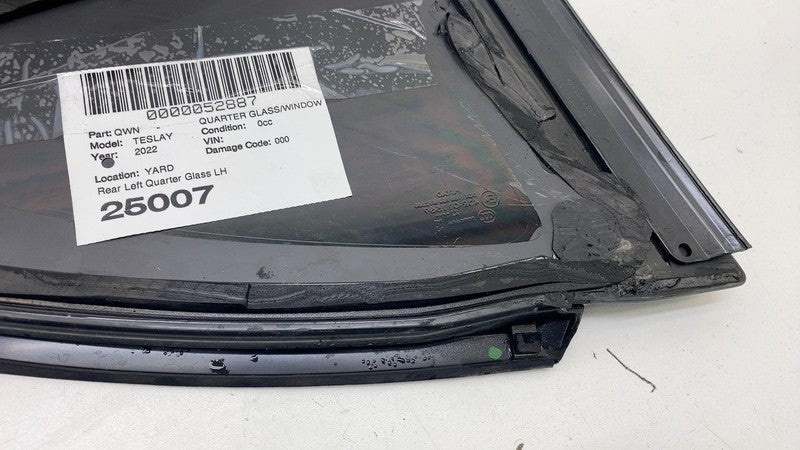 ⭕ 2020-2024 Model Y Rear Driver Side Quarter QTR Window Glass Left 160
