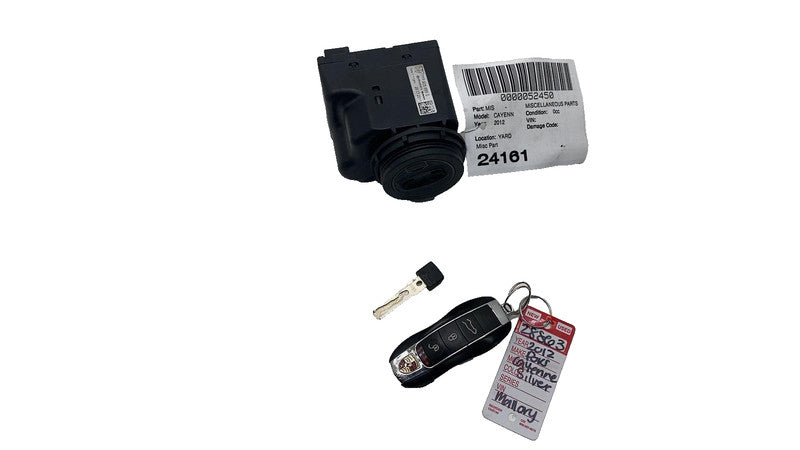 2011-2018 Porsche Cayenne S Engine Start Ignition Switch Module w/ Keyless FOB