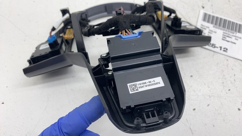 ⭕ 17-23 Model 3 M3 Steering Wheel Gray Bezel Trim W/ Control Switch 11