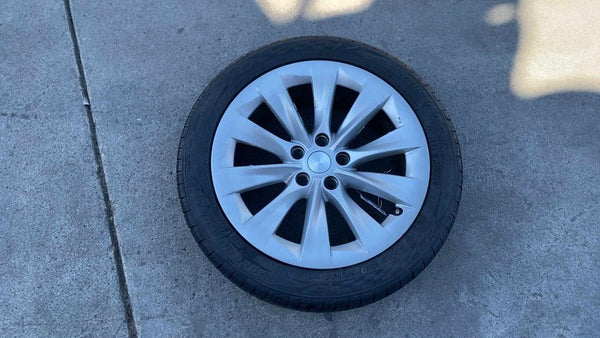 ⭕ 16-20 Model S Wheel Rim 19x8.0 +40MM Road Hugger Tire 245/45ZR19 1059337-00-B