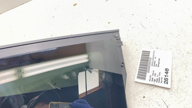 ⭕ 2021-2025 Tesla Model X Rear Passenger Side Door Quarter Fixed Glass