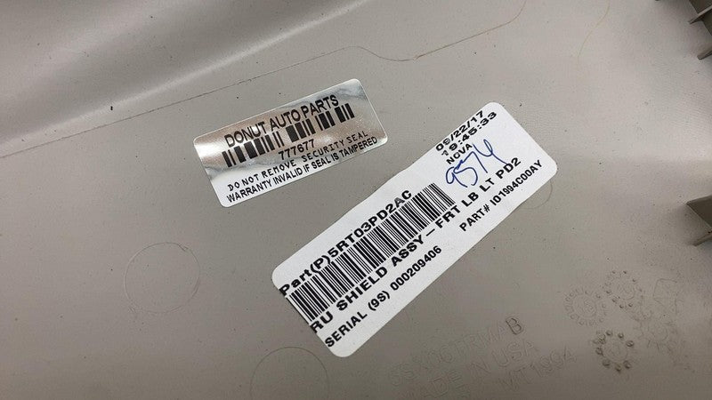 ⭕ 2018 Chrysler Pacifica Front Left Seat Shield Trim & Lumbar Switch 5