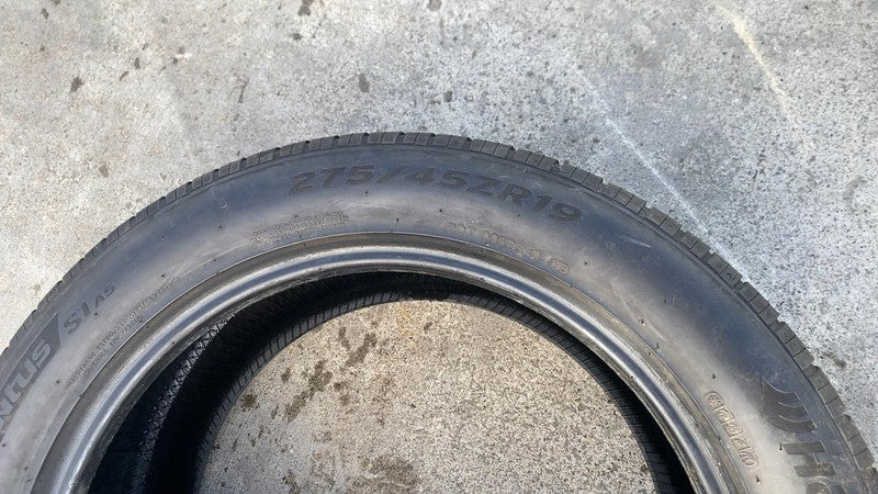 ⭕ Hankook Ventus S1 AS Tire 275/45ZR19