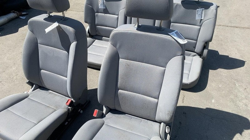 ⭕ 14-19 Chevrolet Silverado 1500 Set of 5 Front & Rear Cloth Seat AZ3 Heated OEM