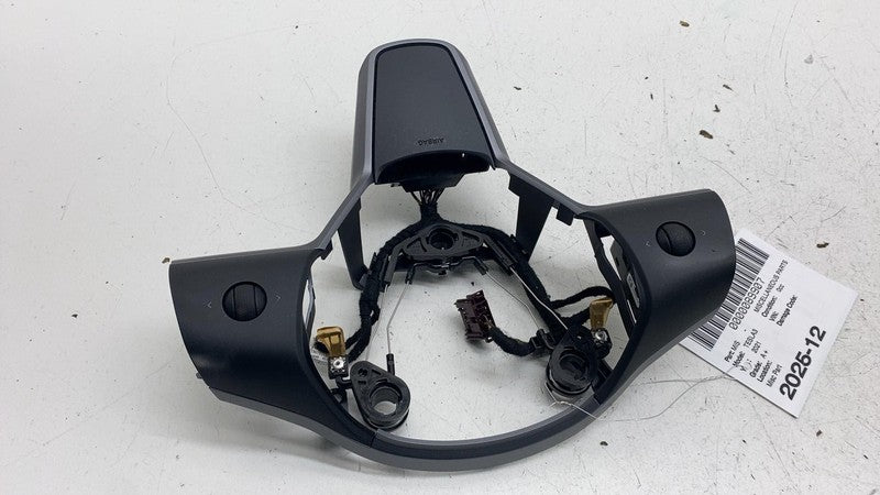 ⭕ 17-23 Model 3 M3 Steering Wheel Gray Bezel Trim W/ Control Switch 11