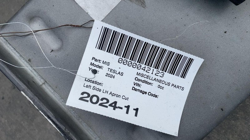 ⭕ 21-24 Tesla Model S Front Left Inner Body Rail Panel w/ Torque Box M