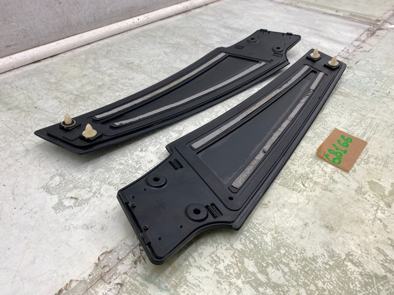 14942 ⭕ 2012-2015 Tesla Model S PAIR Left & Right B-Pillar Molding Applique Glass Trim