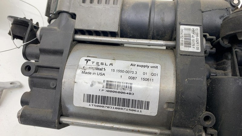 15.1550-0070.3 2012 2013 2014 2015 Tesla Model S Air Suspension Compressor Supply Unit Assembly