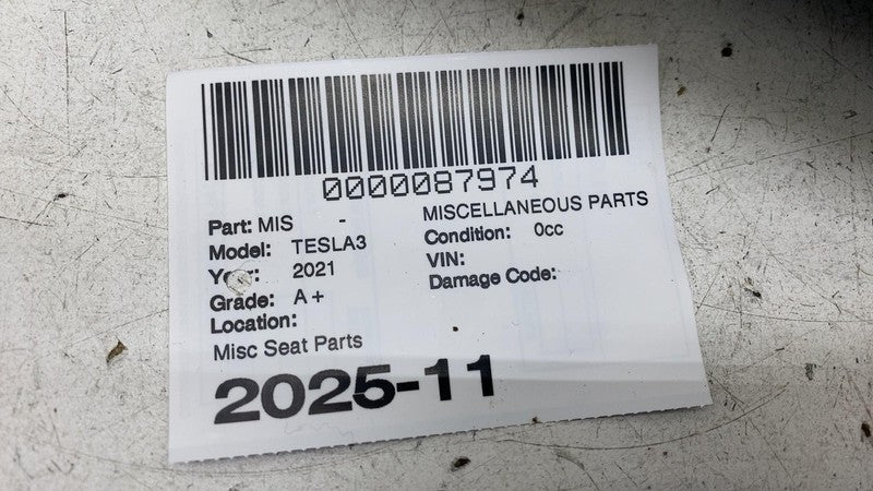 ⭕ 17-23 Model 3 Front Passenger Side Seat Upper Cushion Right White 14