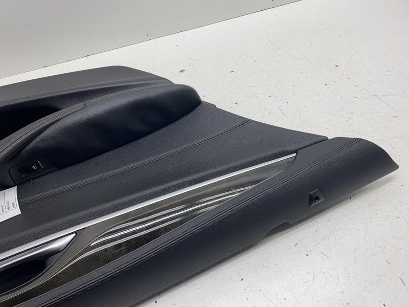 ⭕ 2017-2023 BMW 540i Rear Left Side Interior Door Panel Trim Card Blac