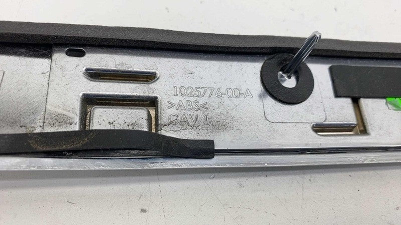 ⭕ 12-20 Tesla Model S Rear Liftgate Trunk Lid Chrome Trim Molding 1025