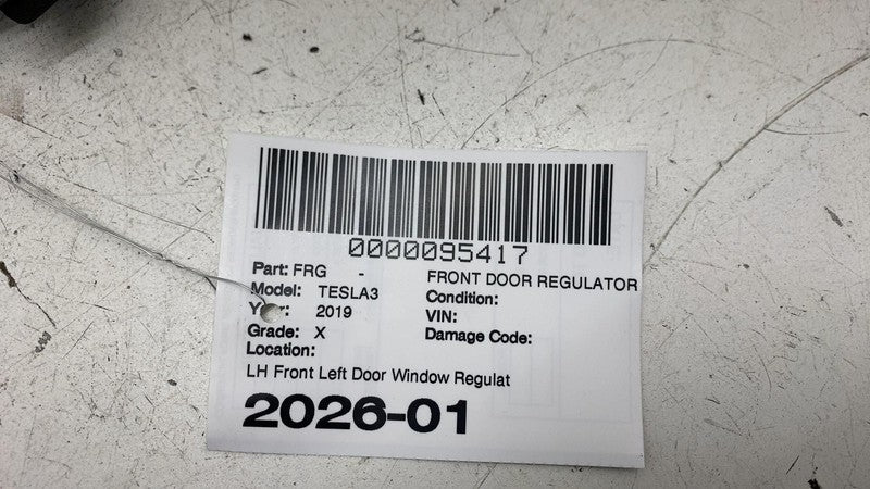 ⭕ 2017-2023 Tesla Model 3 Front Left Door Window Regulator & Motor 109