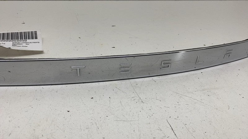 ⭕2012-2015 Model S Rear Liftgate Applique Trim Trunk Chrome Molding 10