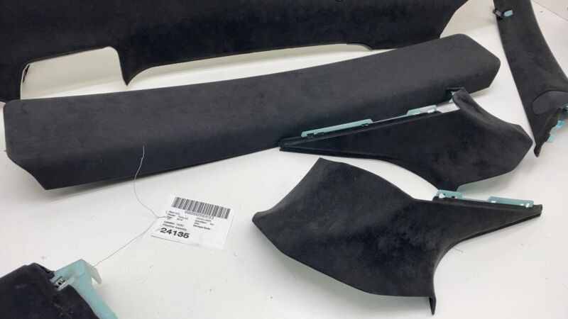 1039464-02-C 2016-2020 Tesla Model S SET of Ceiling Headliner Sunvisor Upper A + B + C-Pillar
