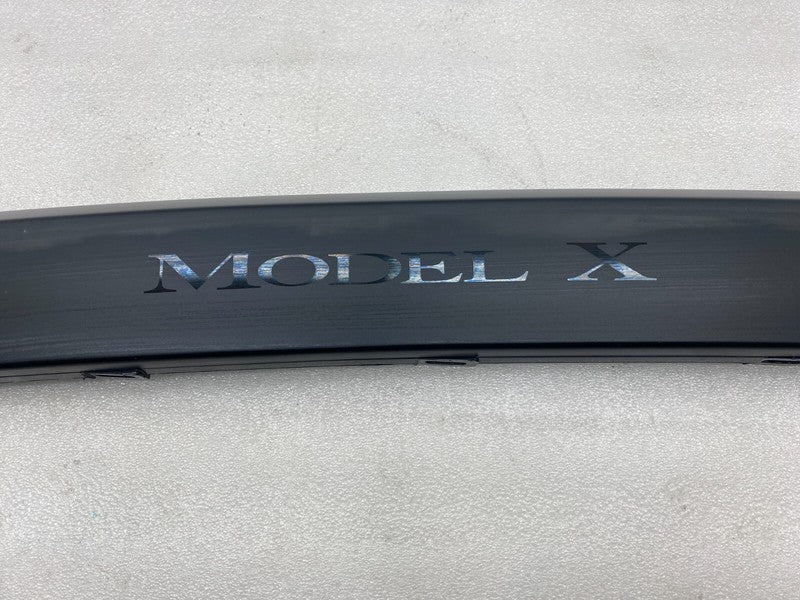 ⭕ 16-20 Model X Rear Passenger Side Falcon Door Top Trim Panel Right 1