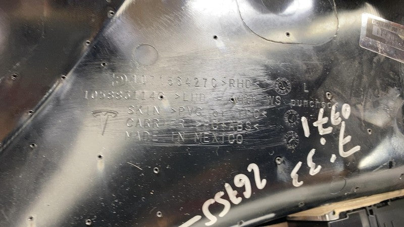 1035778-00-A ⭕ 16-20 Tesla Model X Front Driver Side Door Panel Trim Card Left 1035778-00-A