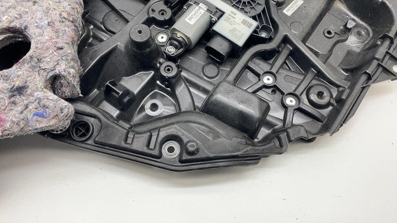 2018-2021 BMW 530e G30 Rear Driver Side Window Regulator & Carrier Lef