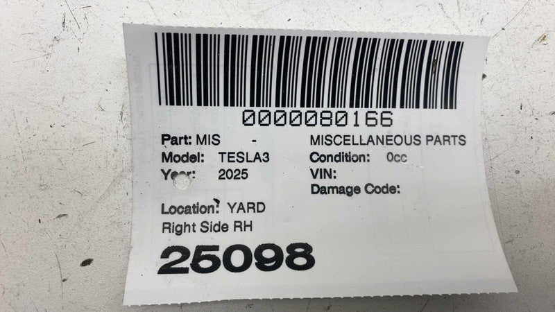 2287.3014 ⭕2017-2025 Tesla Model 3 M3 Front Right Door Wing Mirror Triangle Cover Trim OEM