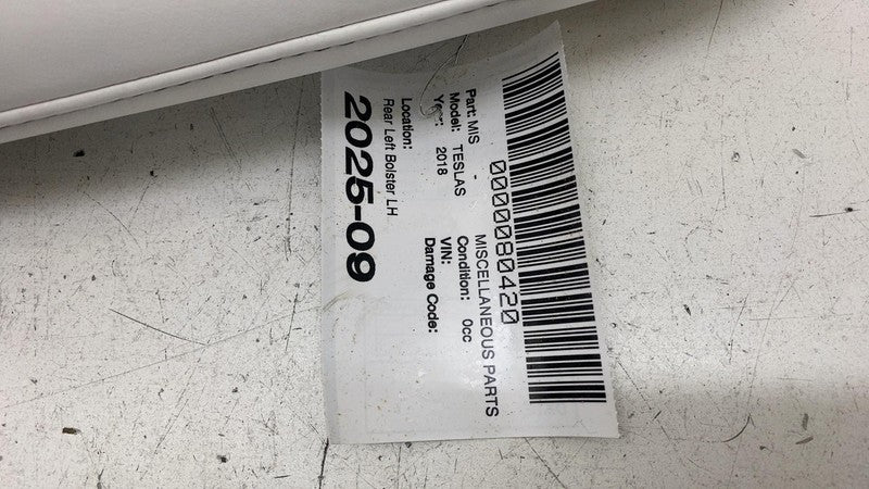 ⭕ 12-20 Tesla Model S Rear Driver Side 2nd Row Seat Bolster Cushion Co