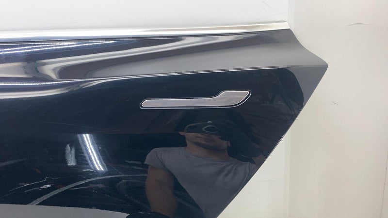 1081441-E0-C ⭕ 2017-2020 Tesla Model 3 Rear Door Shell Panel Left Black - PBSB 1081441-E0-C