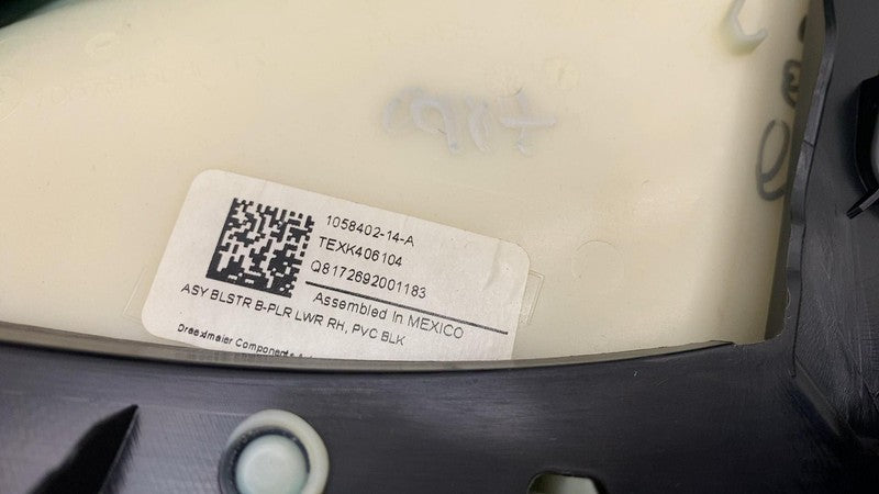 ⭕12-20 Model S Passenger Side B-Pillar Lower Trim Cover Panel Right 10