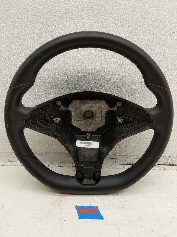 1036774-00-C ⭕ 12-20 Tesla Model S X Front Driver Steering Wheel Black Leather 1005279-00-D