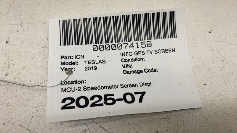 ⭕ 18-20 Model S MCU-2 Instrument Cluster Speedometer Display Screen 14
