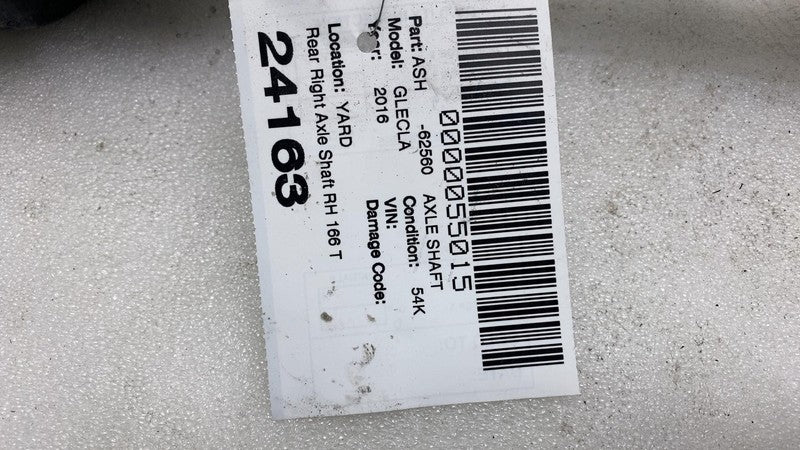 1604101205 2016-2018 Mercedes-Benz GLE350 Rear Passenger Side CV Axle Shaft Halfshaft Right