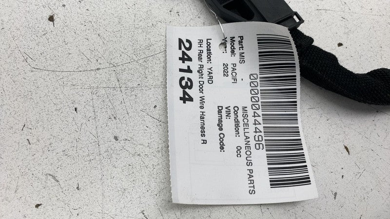 68360881AB ⭕ 21-24 Chrysler Pacifica Rear Right Slide Door Track Wire Harness RH 68360881AB