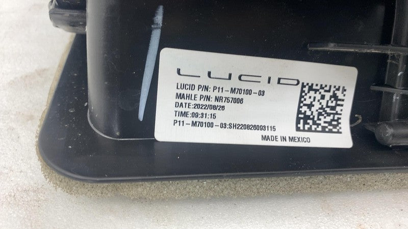 P11-M70100-03 ⭕ 22-24 Lucid Air AC Heater Ventilation Box w/ Radiator Assembly P11-M70100-03