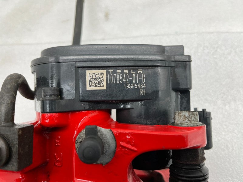 ⭕ 2012-2020 Tesla Model S X Rear Right Caliper w/ Brake Hose Line 1078