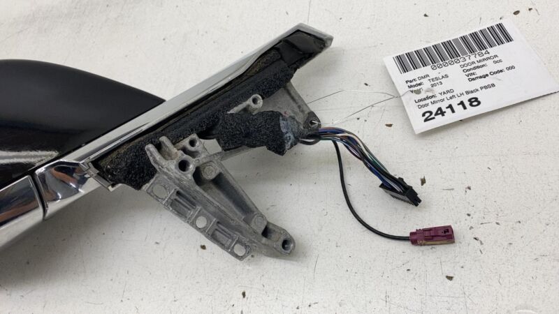 6005864-00-E ⭕12-15 Model S Front Left Exterior Rear View Door Mirror Black PBSB 6005864-00-E
