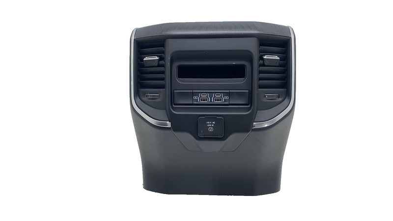 7QT241X7AA ⭕ 2019-2025 Ram 1500 Rear Console Back Trim End Cap Panel w/ Air Vent 7QT241X7AA