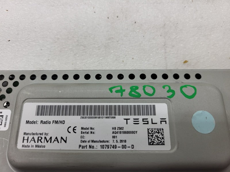 107974900D ⭕ 2017-2023 Model 3 Harman Becker FM HD Audio Radio Receiver Module 1079749-00-D